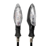 YBVDCXP Motorcycle Indicators Motorcycle Turn Signal Light Amber Indicator Moto Scooter Rear Tail Lights Running Lamp Lighting For 2Pcs