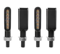 YBVDCXP Motorcycle Indicators Motorcycle Turn Signal Lights Blinker Flasher Indicator E24 For Mark DRL Stop Lamp For Bobber 12V 8mm