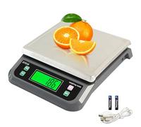 YBVXYV kitchen weighing scales 40kg 88lb Stainless Steel baking scales for Baking Bread Cooking food scales with LCD Display digital scales with Tare and PCS Features 6 Units commercial scale