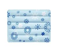 YBWZH Pet Dog Cat Cooling Mat, Self-Cooling Pad for Cats Dogs, Non-Toxic Ice Gel Mat, Waterproof & Leakproof Summer Cool Bed, No Freezer Required, for Small Medium Pets, S/M/L (M)