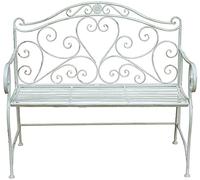 YBZJTGDvc Bench Park Bench Outdoor, Park Garden Benches,Weatherproof And Rustproof Cast Iron Terrace Benches,2-Seater Folding Bench With Backrest