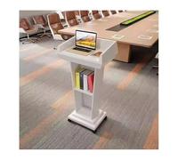 YBZJTGDvc Podium, Podium，Mobile Podium Stand，Solid Wood Pulpits，Multi Function Pulpit，Modern Lectern For Classroom，The Structure Is Stable, Portable And Easy To Install.(Rose Gold,Regular Model)