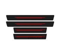 YBZNCASC 4Pcs Car Door Sill Protector Strips, for Ford Mustang Ⅴ Coupe/Cabrio 2004 2005 2006 2007 2008-2013 2014 Anti-Dirty and Anti-Slip Carbon Fiber Threshold Protection Sticker Auto Accessories,C