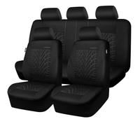 YBZNCASC 5PCS Car Seat Cover Sets, for Benz CLK 2door 2003-2009 Front Rear Full Set Seat Protectors All-weather Coverage Breathable Car Accessories,A