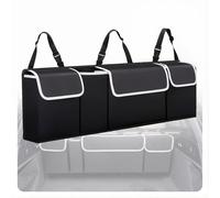 YBZNCASC Car Boot Organiser, for FO-rd Fiesta 2015-2023. Car Backseat Hanging Organizer Durable Collapsible Organiser with Adjustable Straps