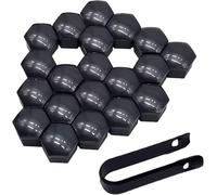 YBZYBSV Wheel Nut Caps Bolt Covers for Cupra Terramar 2024 2025, 20 Pcs Wheel Nut Covers Bolt Caps Hub Screw Cover Hexagonal Tire Nut Covers,Black-19mm