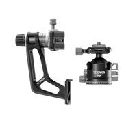 YC Onion GH38 Gimbal Head & BC44 Ball Head Combo- 44mm Large Ball, 360° Panoramic Base, Ultra-Low Gravity Center, Aluminum Lightweight Design for Telephoto Lens & Tripod Camera Stability