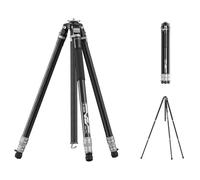 YC Onion Tako T23 Carbon Fiber Tripod - Lightweight 5.5lbs Compact 28.3" Storage, Extendable Legs, Reverse Center Pole for Low Angle Shooting, 3 Leg Angles, Ball Head Not Included