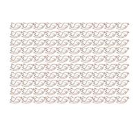 Ycauty 100PCS Portable Cute Rose Gold Metal Paper Clips for Office Supplies, Durable Animal Shape Clips for Document Classification (Hummingbird)