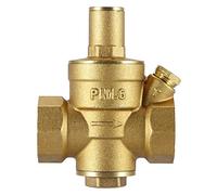 Ycauty 3/4" Adjustable Brass Water Pressure Reducing Valve for Strong Environmental Applicability, 1.6MPa Max Pressure, for Home Garden Irrigation