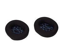 Ycauty 3/5/7 Upgraded Ear Cushion Pads for Comfort and Sound Isolation, Replacement Ear Pads for Headset Accessories, 2 Pack for Gaming Fans (Black earpads with blue silk screen)