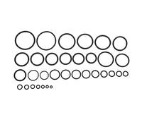 Ycauty 383 Pieces O Ring Assortment Set High Oil Resistant Seal Kit for EX Excavator, Rubber O Rings Kit for Wide Applications