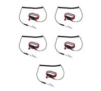 Ycauty 5Pcs Anti Static ESD Bracelet High Quality Workshop Tool Kit Dustless Brown Black