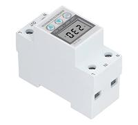 Ycauty Adjustable Intelligent Over Under Voltage Protector for Power Distribution Boxes ABS Cover