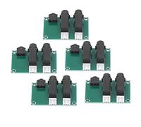 Ycauty Audio Adapter Module 6.5 6.35 .3 to 2.54 Mic Converter Board Set Kit for Extraction and Signal Conversion PCB 5Pcs for Various Needs