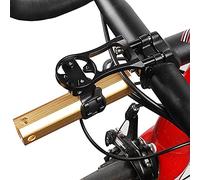 Ycauty Black Lightweight Extension Mount Bracket Kit for Multiple Devices, Convenient for Cycling Enthusiasts, Made of Aluminum Alloy + Engineering Plastics