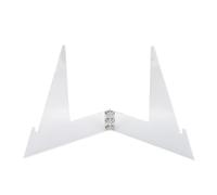 Ycauty Clear Acrylic Championship Belt Display Stand, Triangle Design Wrestling Belt Display Rack, Transparent Holder for Wrestling Championship Belts and Trophies