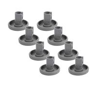 Ycauty Dishwasher Bottom Rack Wheel Strong ABS Dishwasher Basket Wheel Replacement for Easy On and Unloading for Home Kitchen 8PCS