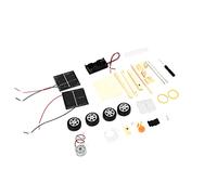 Ycauty DIY Solar Power Science Car Educational Electric Motor Assembly Toy for Kids Wood Solar Panel Building Project