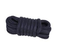 Ycauty Double Braided Dock Line High Strength 1/2 Inch X 15ft Boat Rope for Docking Mooring, 4PCS for Boats Up to 35 Feet Long (Navy Blue)