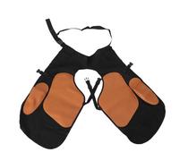 Ycauty Equine Farrier Apron | Adjustable Wear Proof Canvas Apron with PU Split Leather Coating, Stable Protective Gear for Horse Grooming
