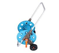 Ycauty Garden Hose Reel Cart Durable Water Pipe Storage for 80m Hose, Easy Operation, for Courtyards, Lawns, Gardens, and Pastoral, ABS+PP+ Aluminum, 32.7x22.4x15.7in
