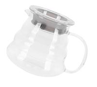 Ycauty Glass Coffee Carafe Durable Transparent Coffee Server Pot for Bar Kitchen Counter, Clear Server for Family Lovers, 11.9oz Glass for Long Term Use (700ml)