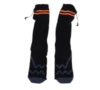 Ycauty Heated Electric Socks Adjustable Machine Washable Rechargeable Battery Operated Socks for Men Women Skiing Camping Fishing Cycling Orange Black 2 Pairs
