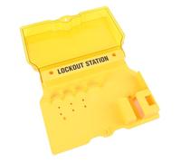 Ycauty Industrial Lockout Tagout Station Kit Durable Wall Mount Lock Board Set for Electricity Maintenance