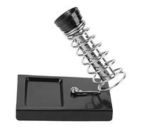 Ycauty Metal Durable Soldering Iron Holder Stable Base for Soldering Work, for All Kinds of Irons, 1pc Stand Support Station for DIY Workbench