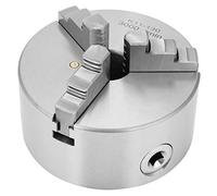 Ycauty Metal Lathe Chuck Compact 3-Jaw Self Centering Chuck for Lathe Machine Tools 130mm Diameter