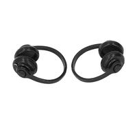 Ycauty Miniature Lifelike Dollhouse Headset Model Simulation Decoration for Doll House 2pcs 1/12 Scale (Black)