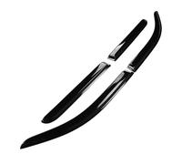 Ycauty Outside Mount Vent Visor Glossy Black Wind Deflector for 2024, Stylish Rain Guard Shield for Luxury Look
