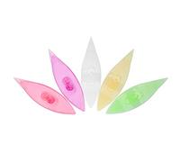 Ycauty Plastic Colorful Tatting Shuttle Sets Durable for Hand Lacemaking Craft Tool Sewing Accessories for Household Use (12039 fruit green, fruit yellow, white,)