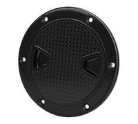 Ycauty Round Marine Deck Access Hatch, 4 Inch Durable Seal (Black) | ABS material, anti-slip design, wide applicability, 180° opening