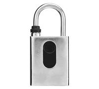 Ycauty Smart Fingerprint Padlock Strong Security Keyless Lock for Iron Door Garage, Zinc Alloy Bluetooth Lock for Home Office