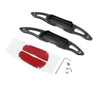 Ycauty Steering Wheel Paddle Shifter Extension Cover Precision-Crafted Aluminium Alloy Replacement for 3 Axela 6 Atenza CX-3 CX-5-9 MX-5 for Car Enthusiasts, 2PCS (Black)