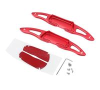Ycauty Steering Wheel Paddle Shifter Extension Cover Precision-Crafted Aluminium Alloy Replacement for 3 Axela 6 Atenza CX-3 CX-5-9 MX-5 for Car Enthusiasts, 2PCS (Red)