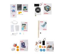 Ycauty STEM Science Experiment Kit Durable Education Model Toys for Kids, Multi Specifications Building Puzzles Project Set EVA Board Assembly for Children