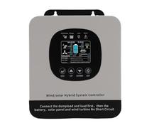 Ycauty Wind Solar Hybrid Charge Controller Efficient Boost MPPT for Home Boat Street Lamp Metal 221x187x78mm