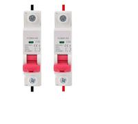 YCB6H-63 18mm Miniature Circuit Breaker MCB 1-3 Pole Din Rail Mount Breaking Capacity 6A/10A/16A/20A/25A/32A(20A)