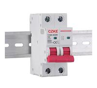 YCB9-80DM 2P DC MCB 6KA 500V Mini Circuit Breaker 16A 20A 25A 32A 40A 50A DC Safety Protection Automatic switch (Color : 2p, Size : 20A)