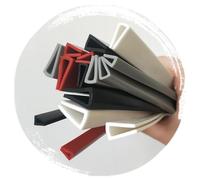 YCBTPS Edge Trim U Channel Weather Stripping, Door Edge Protector For 1-10mm Edge, Flexible Edge Guard Silicone 16.5ft, Edge Sealing Strip For Sheet Metal, Panels(Black,2-4mm)