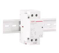 YCCH6 2P Din Rail Household ac Modular contactor 25A 40A 220V/230V 50/60HZ 2NO 2NC or 1NO 1NC Contactor (Color : Ycch6-2p, Size : 25A 2NC)