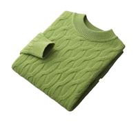 YCCHAH Sweaters Autumn and Winter New Men's Half-turtleneck Thickened Wool Sweater Pullover Solid Color Casual plus size Twisted Knitted Wool Sweater Sweaters For Men(A,XXXL)