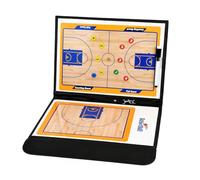 YCConcept Magnetic Basketball Coaching Board Coaches Clipboard Tactical Board Kit with Dry Erase Surface, Portable Strategy Coach Board