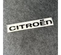YCDSSM Car Emblem for Citroen C1, Badge Emblem Logo Letters Car Side Hood Trunk Exterior Stickers Nameplate Durability Decoration Modified Stylish Accessories,Black