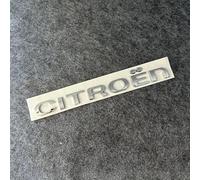 YCDSSM Car Emblem for Citroen C1, Badge Emblem Logo Letters Car Side Hood Trunk Exterior Stickers Nameplate Durability Decoration Modified Stylish Accessories,Silver