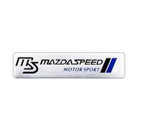 YCDSSM Car Emblem for Mazda CX-5 2017-2023, Badge Emblem Logo Car Side Hood Trunk Exterior Stickers Nameplate Metal Durability Decoration Modified Stylish Accessories,A-Black