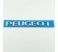 YCDSSM Car Emblem for Peugeot Partner 2019-2023, Badge Emblem Logo Letters Car Side Hood Trunk Exterior Stickers Nameplate Durability Decoration Modified Stylish Accessories,Silver